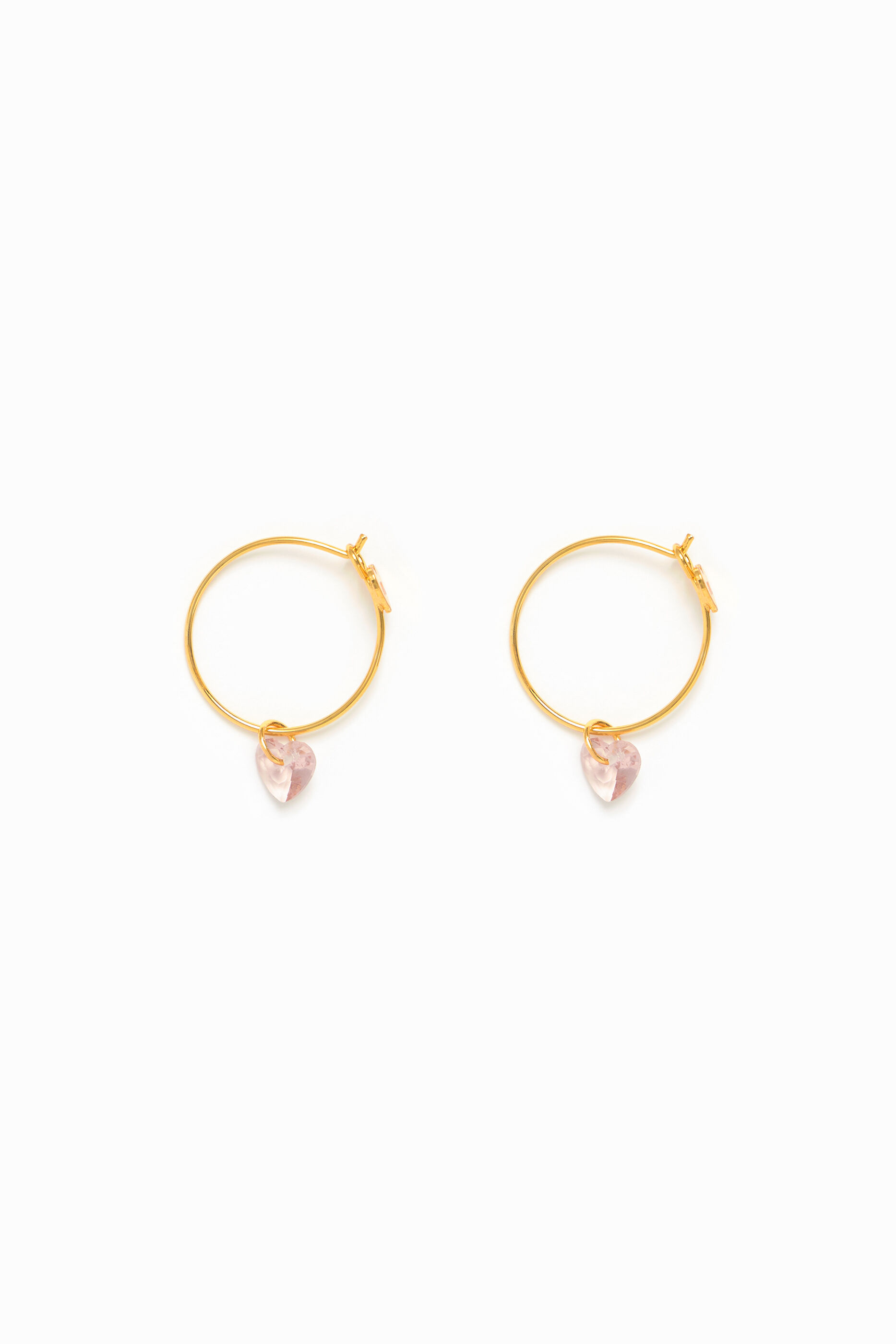 Pendientes aro corazón