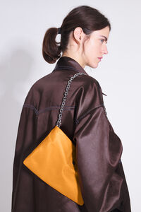 Bolso bandolera XS nylon azafr&aacute;n