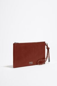 Neceser piel castaña