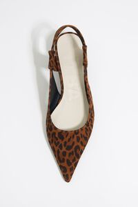 Salón destalonado piel print leopardo