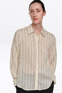 Vanilla straight-cut women's shirt