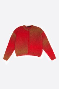 C&aacute;rdigan alpaca globo rojo
