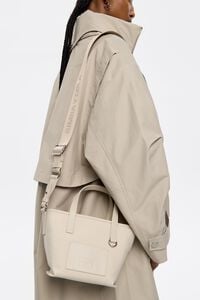 Bolso shopper mini blanco piedra