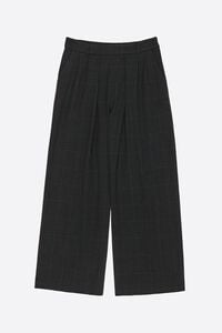 Pantal&oacute;n pinzas recto gris oscuro