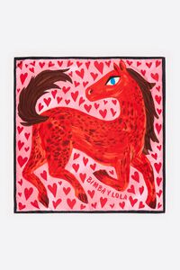 Pa&ntilde;uelo caballo y corazones