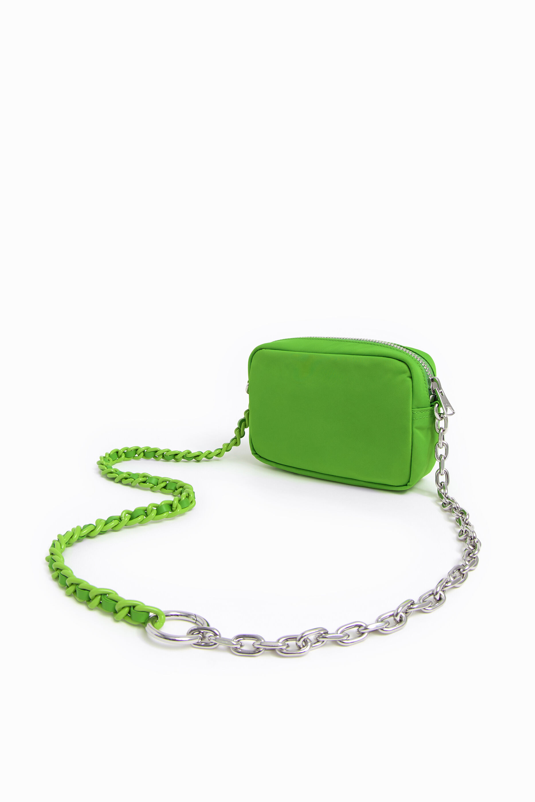 Bolso bandolera S nylon verde