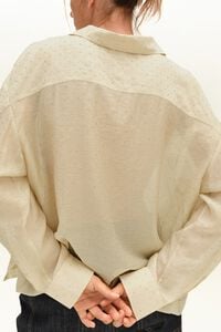 Sand boxy stone shirt