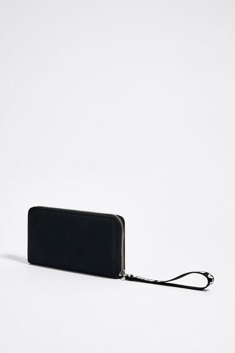 Black Nylon Book Wallet