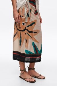 Falda pareo midi Sun positional