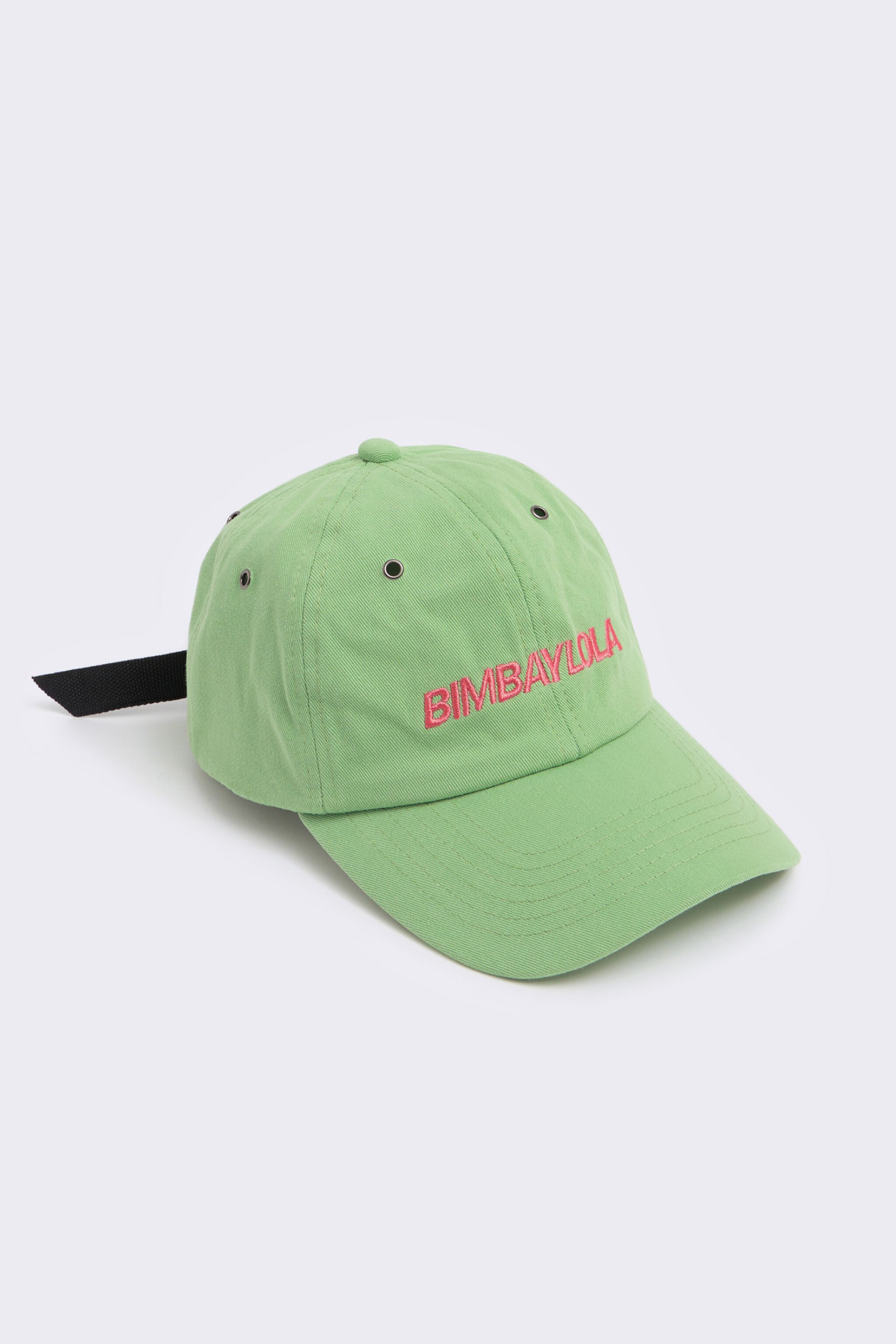 Green cotton cap