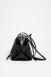 Black leather Lolita bag