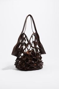 Bolso Cala piel marr&oacute;n