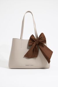 Charm bolso lazo marr&oacute;n