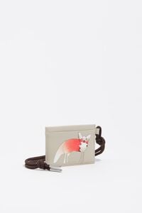 Tarjetero Fr&iacute;o Peludo piel piedra