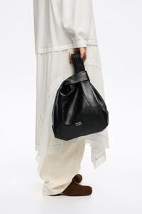 Bolso Paper mediano piel negro