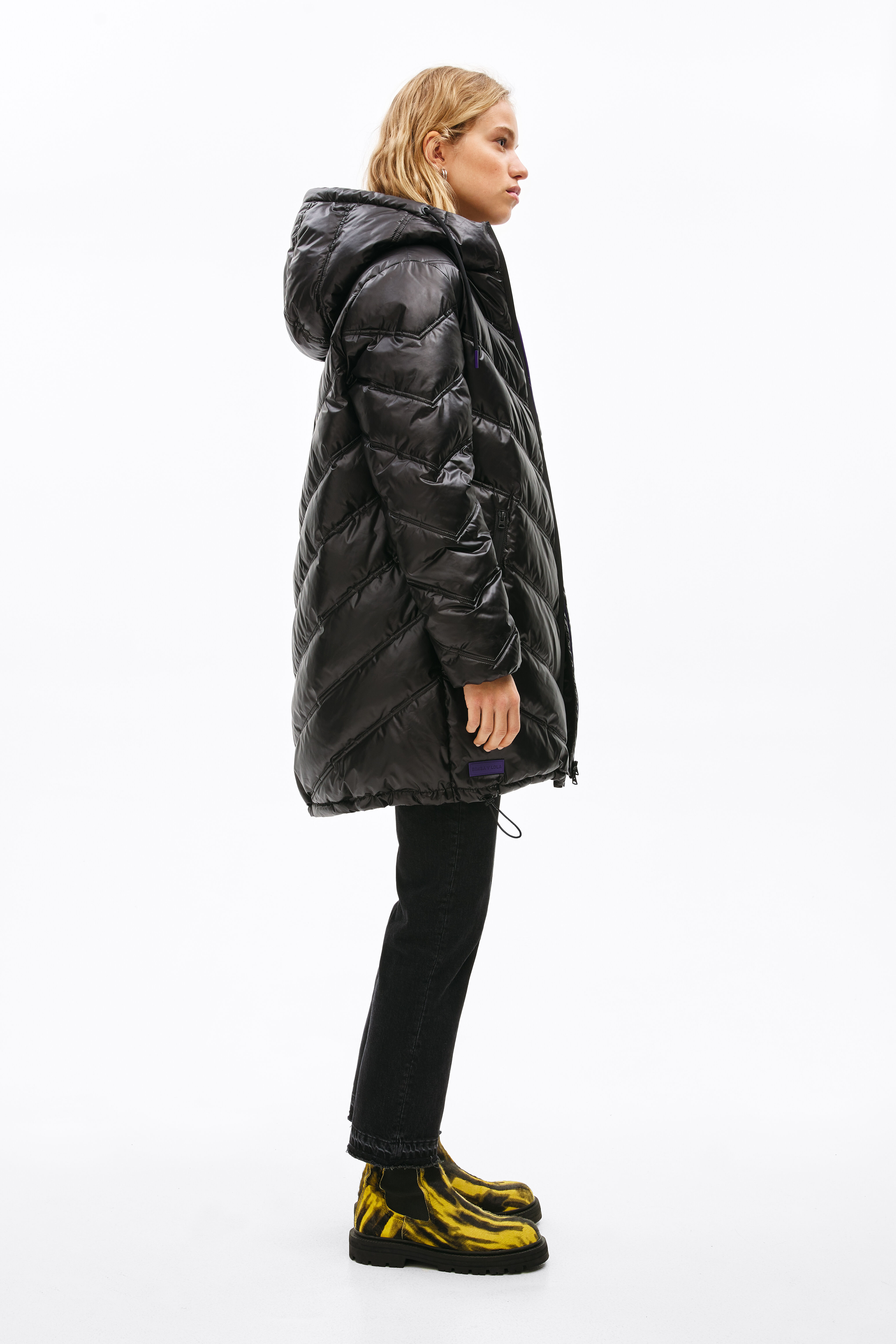 slimming puffer coats