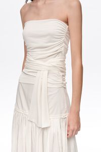 Top caicai franzido branco