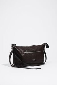 Bolso Madrid mediano piel marr&oacute;n oscuro