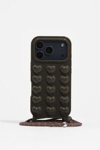 Dark green shiny silicone case for iPhone 17 PRO MAX