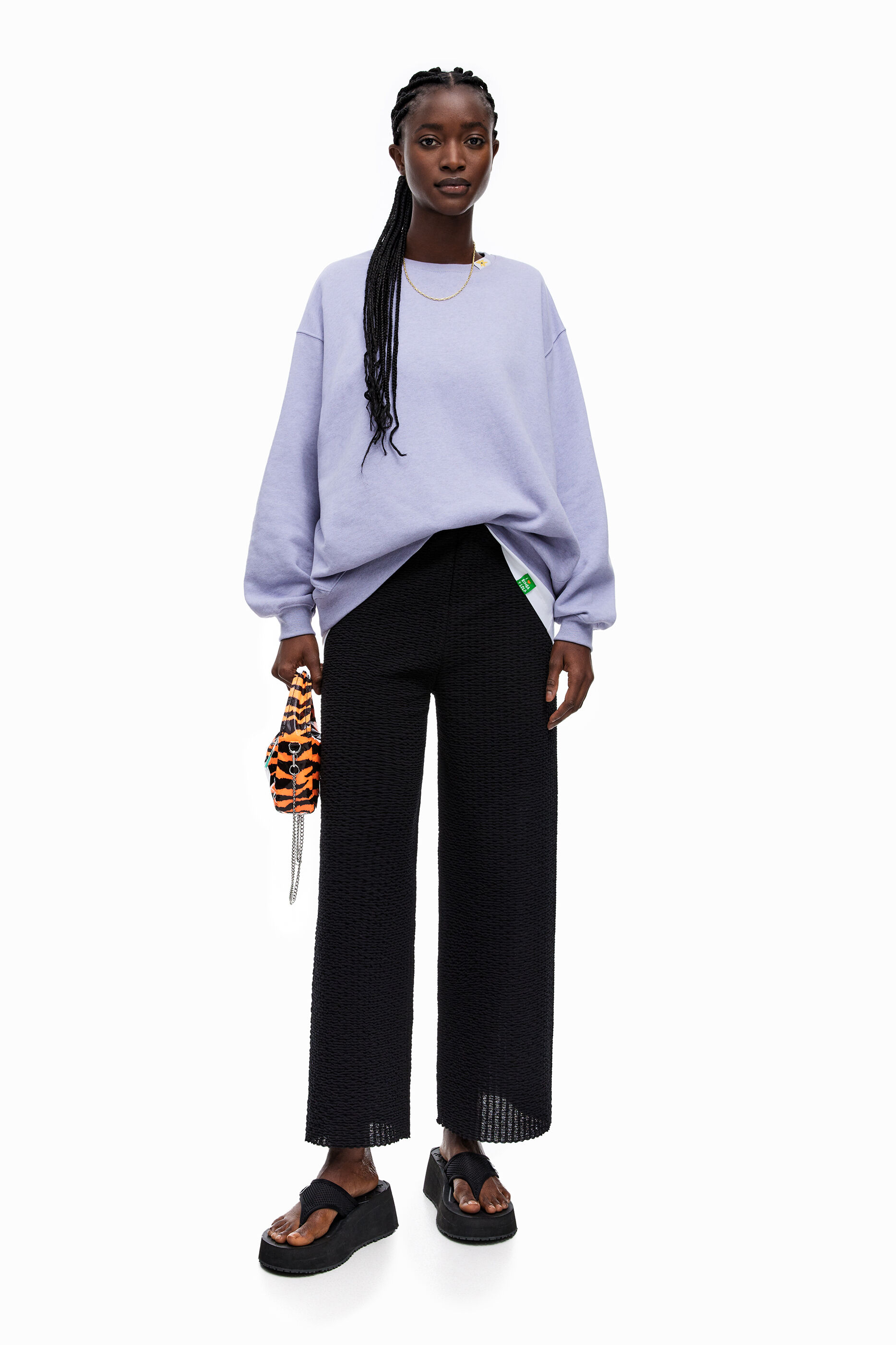 Pantaloni maglia neri