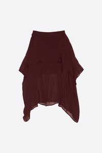 Rok soepelvallend onregelmatig bruin