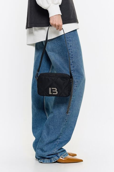 Bolso mini nylon acolchado negro Bolso mini nylon acolchado negro