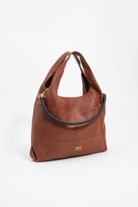 Bolso Paper mediano piel marr&oacute;n