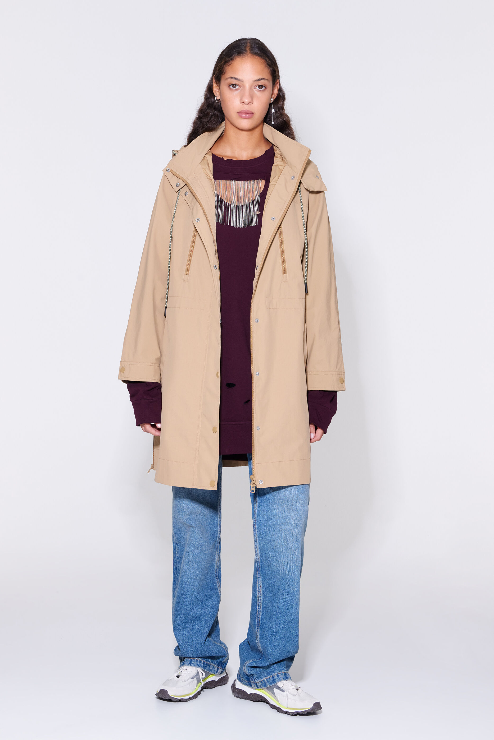 WOMEN FASHION Coats Long coat Fur discount 66% Bimba&Lola Long coat Brown S 
