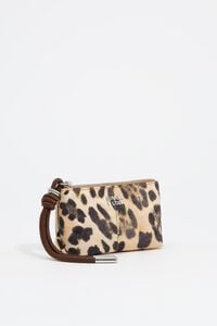 Monedero nylon Leopard natural