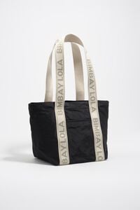 Bolso shopper mediano nylon grafito