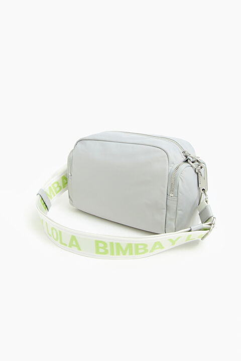 Bimba Y Lola 221BBNY1K.T2025 Small Gray Padded Nylon Crossbody Bag –  Balilene