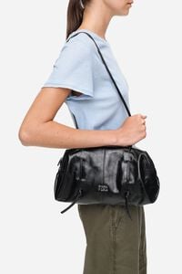 Black leather Lolita bag