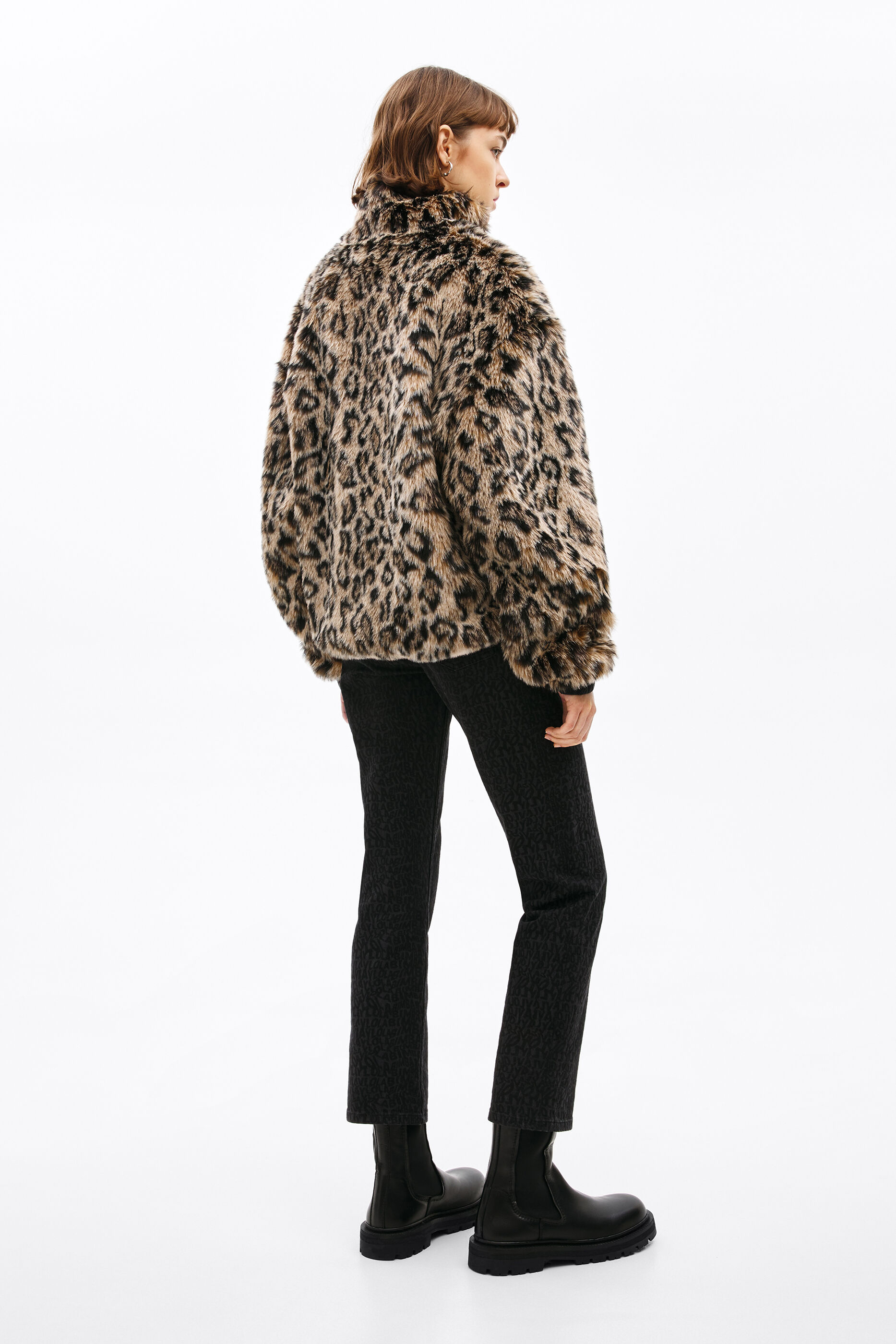 next leopard print fur coat