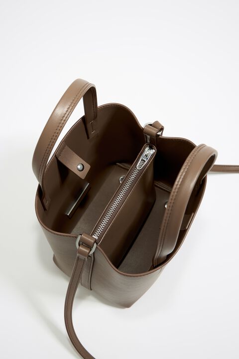 Bolso Chihuahua pequeño piel topo oscuro