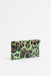 Monedero Leopard verde