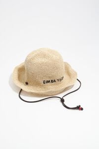 Pucho de rafia de papel natural con pel