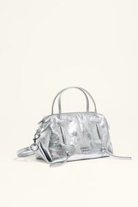 Mini silver leather Lolita bag