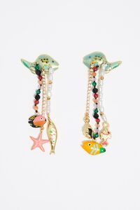 Pendientes peces multicolor