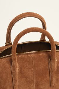 Mini tobacco suede Romeo bag