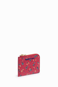 piel print Flowers rojo
