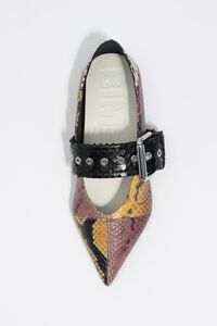 Patchwork snake ballerina