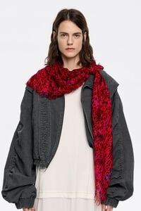 Chal miniflores trazos fresa