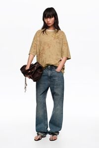 Camiseta estampado lavado Underwater