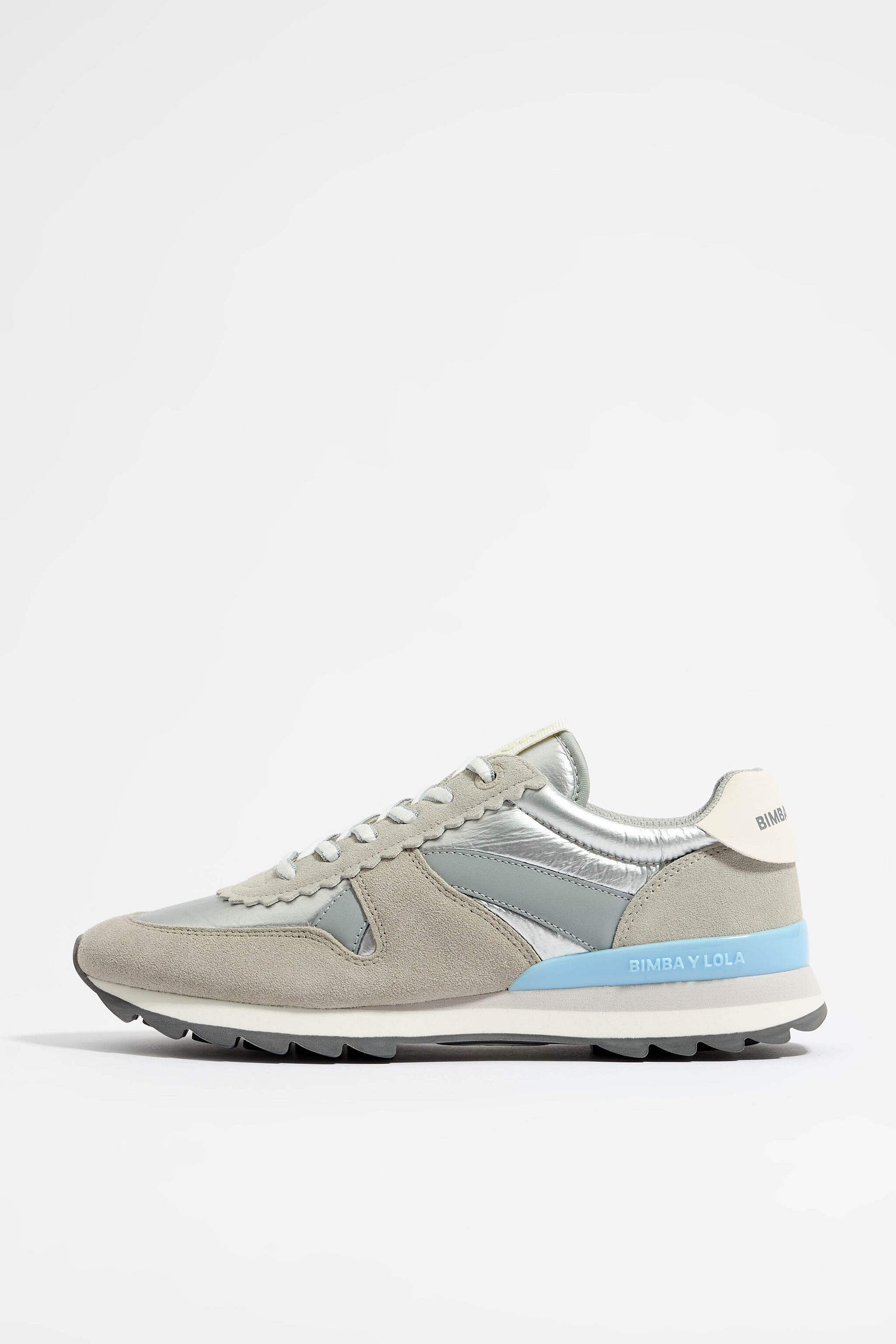 Silver technical sneaker Silver technical sneaker