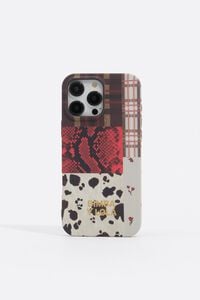 Pony patchwork iPhone 16 Pro Max rigid case
