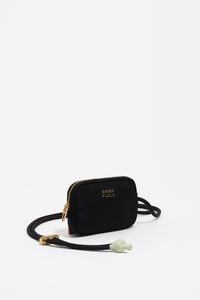 Black nylon coin purse