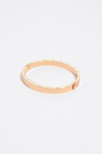 Pulsera r&iacute;gida logo marfil