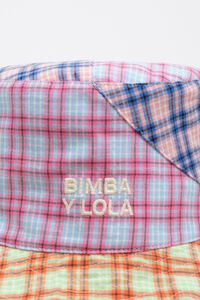 Gorro algod&oacute;n cuadros