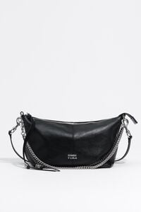 Medium black leather Madrid bag