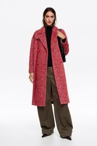 Abrigo sastre pelo rojo